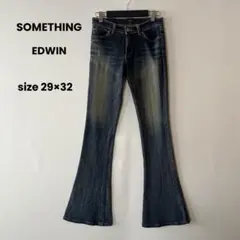 SOMETHING EDWIN ブーツカット デニムパンツ フレア Y2K