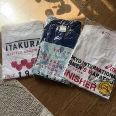 ITAKURA マラソン用シャツ 3枚セット M