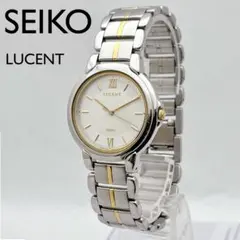 Vintage SEIKO LUCENT コンビ 白文字盤 メンズ 腕時計
