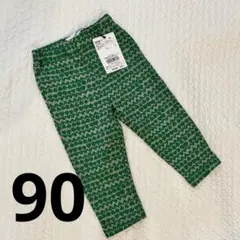 新品 マーキーズ のびっと総柄パンツ レギンス 保育園着 90