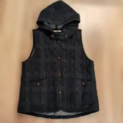 シップス　中綿キルティングベスト　フリーサイズ
