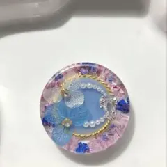 №283 ふんわり紫陽花 レジンヘアゴム ハンドメイド - メルカリ