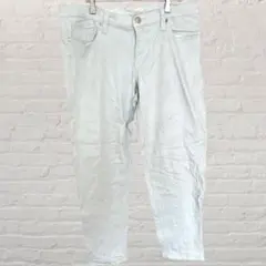 スキニーパンツ 【サイズ14】 パステルブルー カジュアルパンツ レディース