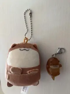 なんでもいきもの　カワウソ　 ぬいぐるみマスコット&チャームセット