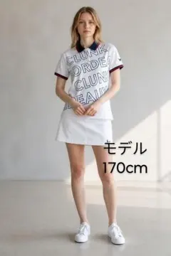 CLUNK クランク　ゴルフウェア スカート　白　Ｓ　 おまけ　ポロシャツのサムネイル