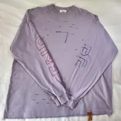 堂本剛 ENDRECHERI.×ZOZOコラボ　刺繍ロングスリーブTシャツ(紫)