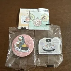 モフサンド　缶バッジ　アクリルステッカー　くら寿司コラボ mofusand