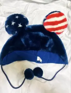 ミッキーマウス風ファー帽子