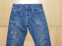 良サイズ 色落ち フェード ペンキ 501 リーバイス ストレートデニムパンツ
