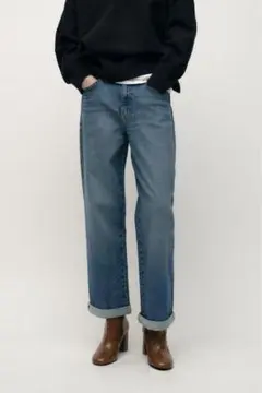 ZARA ストレートデニム ライトブルー 36