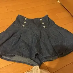 デニムハーフパンツ L(160)