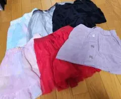 キッズスカート　6点　まとめ売り(サイズ110・120)