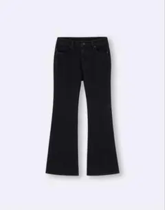 美品GuフレアパンツブラックS