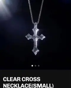 HISPLINTER CLEAR CROSS NECKLACE SMALL - メルカリ