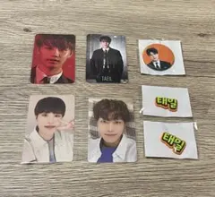 NCT127 Taeil テイルトレカ 缶バッジ ネームラバーステッカー