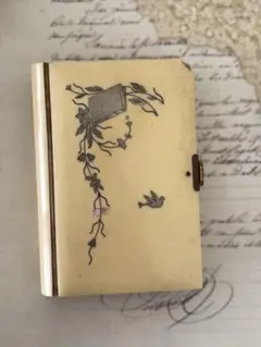 フランスアンティーク　セルロイド製　聖書　古書　ブロカント