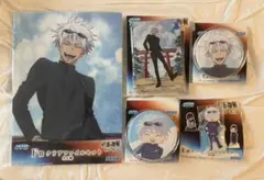 呪術廻戦 セガラッキーくじ 群青・落日 五条悟コンプリートセット 缶バッジ