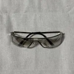 2000archives サングラス リムレスメガネ リムレス メガネ シルバー 透明 ツーポイント サングラス y2k