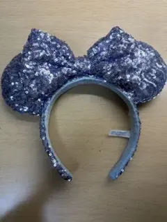 東京ディズニーリゾート 水色スパンコールカチューシャ