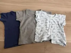 メッシュ肌着　ワッフル綿　半袖肌着　90サイズ　3点セット