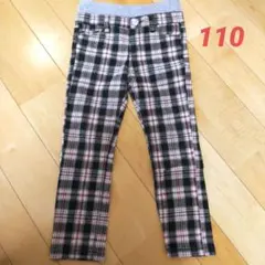 MPS　チェック柄スリムフィットパンツ110 ライトオン