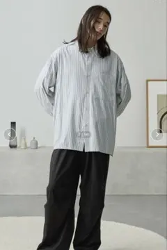 モノマート　ワイドトラックタックパラシュートパンツ