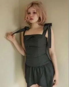 ワンピース ANDMARY Tilda ribbon dress andmary Tilda ribbon dress - メルカリ