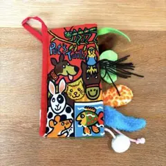 jollybaby 英語布絵本 ベビー おもちゃ シャカシャカ　しっぽ 感触遊びのサムネイル