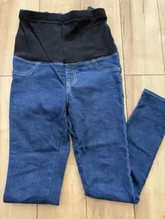 マタニティ ストレッチデニムパンツ S