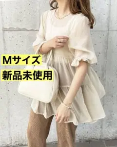 新品未使用 apres jour clair 2wayチュニック ブラウス Mのサムネイル