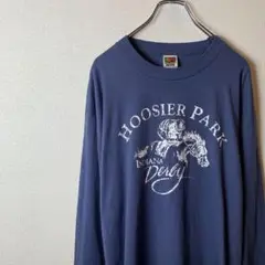フルーツオブザルーム カットソー 長袖 ネイビー XL USA製 90s 古着