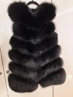 限定価格✴︎ラグジュアリーな極上のファー★エンバ　フォックスファーロングジレ 限定価格✴︎ラグジュアリーな極上のファー☆エンバ フォックス