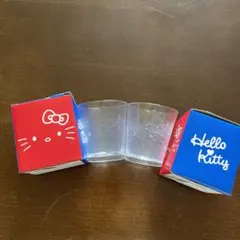 キティ　コップ　ガラス　2個セット　新品