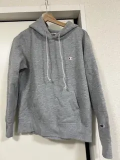 チャンピオン　裏起毛　パーカー　グレー