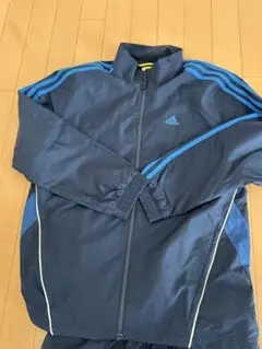 adidas ウィンドブレーカーセット ネイビー/ブルー　160センチ