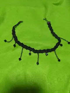 ゴスロリ系レースビーズチョーカー