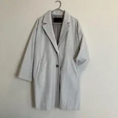 グレー チェスターコート