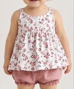 baby GAP ノースリーブ チュニック トップス 花柄 90cm