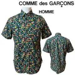 【美品】COMME des GARCONS HOMME　フローラル シャツ【S】