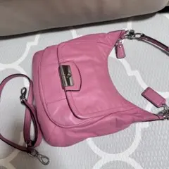 COACH コーチ ワンショルダー ショルダーバッグ ピンク レザー y2k