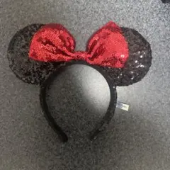 ミニーマウス スパンコール カチューシャ