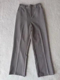 レトロガール チェック柄 スラックス パンツ