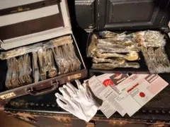 カトラリーセット　ゴールド 遺物整理のサムネイル