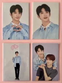 お値下げ　SEVENTEEN ジョシュア　自筆イラスト入り　トレカ　4枚セット