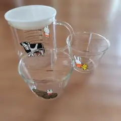 ミッフィー ガラス密閉容器 カップセットのサムネイル