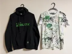 東京ヴェルディ× アスレタ パーカー＆プラシャツ Sサイズ　選手着用モデル