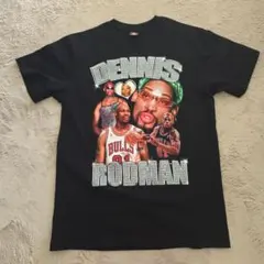 デニス・ロッドマン 両面プリント Tシャツ ブラック