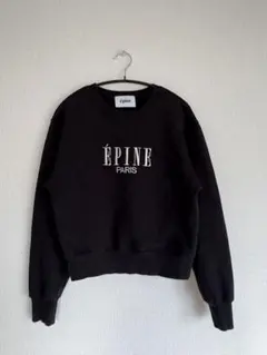 【値下中】ÉPINE ダークグレー　スウェット トレーナー