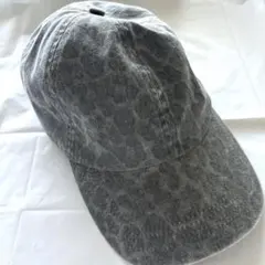 【ほぼ未使用品】ZARA レオパード柄 キャップ グレーのサムネイル