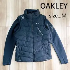 訳あり品】OAKLEY オークリー ゴルフ　ベスト　2way ダウン　アウター